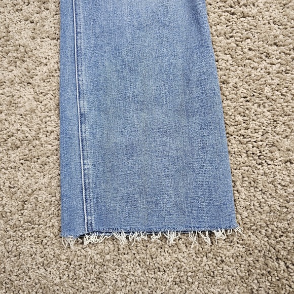 NWT Mother The Tripper Ankle Fray Distressed Jeans Womens 28 Play Like A Pirate - Picture 5 of 11